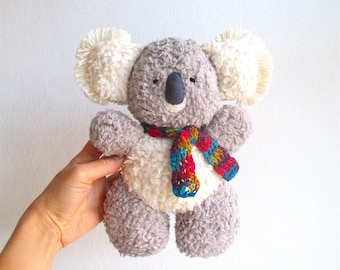 Oso koala orgánico, oso de peluche orgánico, koala de peluche orgánico, juguete animal australiano, koala peluche orgánico, animal de peluche australiano