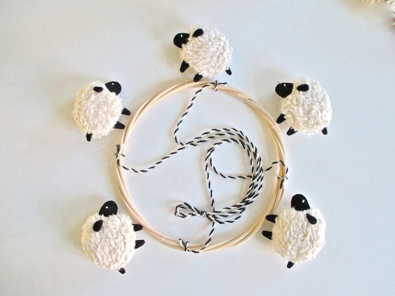 Baby Mobile Sheep Lamb Baby Mobile Nursery Decor Lambs Etsy Canada