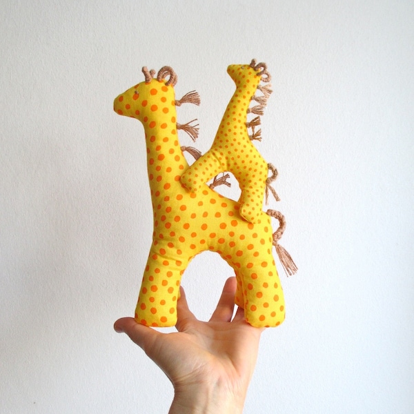 Giraffe with baby, giraffe toy set