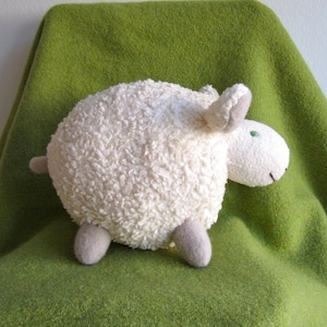 Sheep, lamb, organic, soft, cuddly, white, plushie, baby, toddler, shower gift