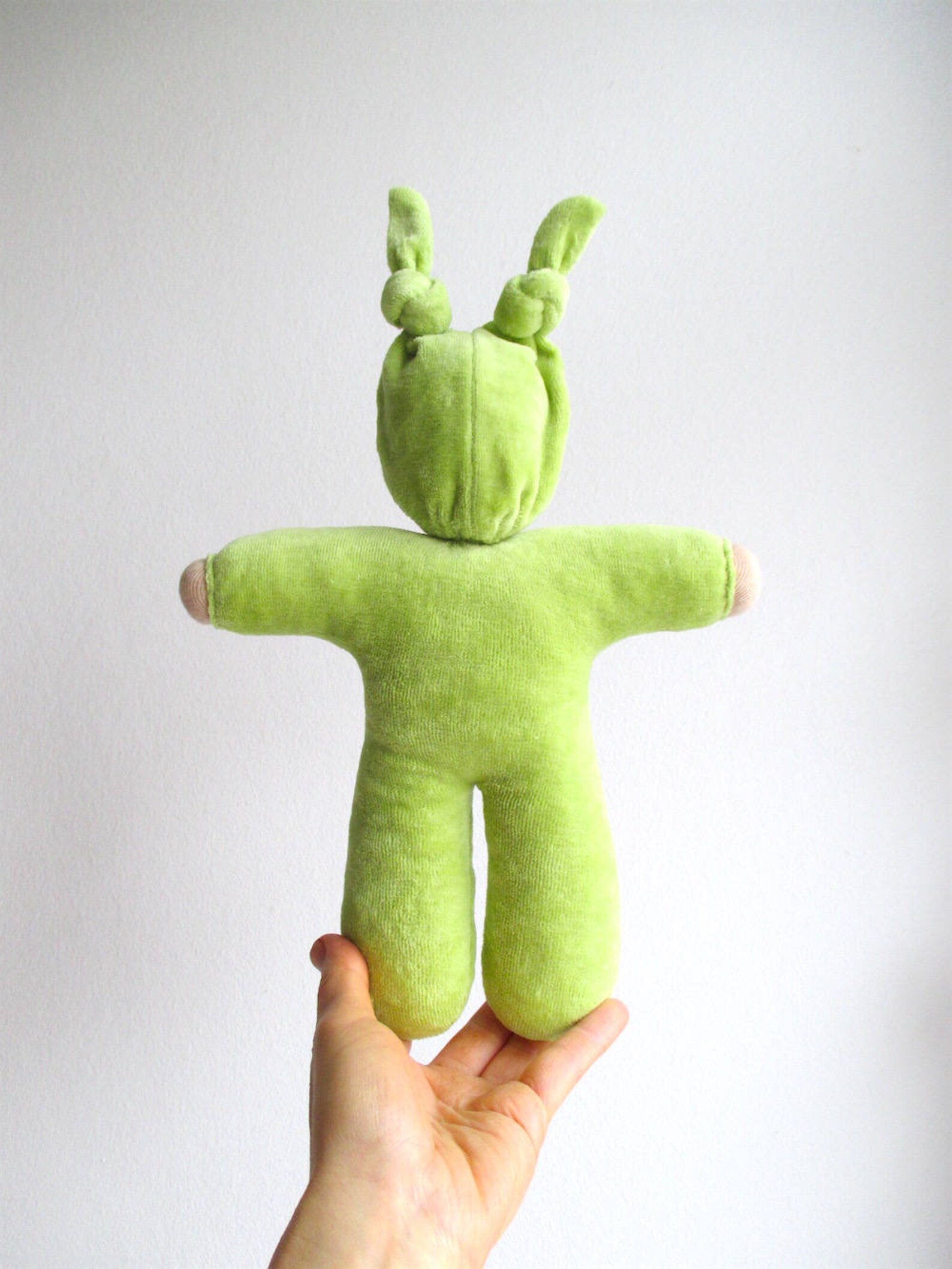 Organic Waldorf Bunting Dolls Baby Doll Green Apple Print Etsy