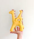 Giraffe with baby, giraffe toy set product logo