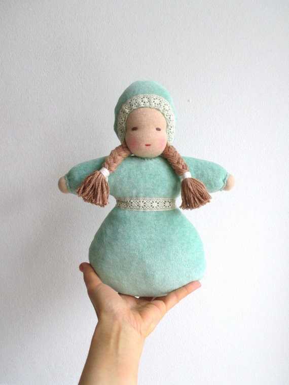 Waldorf Doll Organic Girl Baby Doll 10.5inch Soft Light - Etsy
