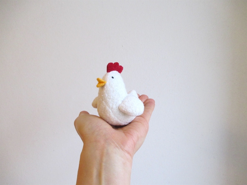 Organic Toy Chickens Soft Small Chickens Play Set Chickens Etsy