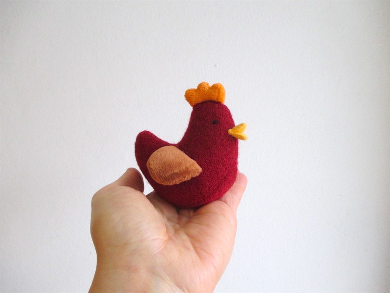 Organic Toy Chickens Soft Small Chickens Play Set Chickens Etsy