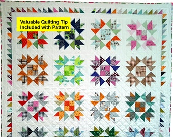 Scrappy Happy Talk Quilt Pattern - Traditional Piecing