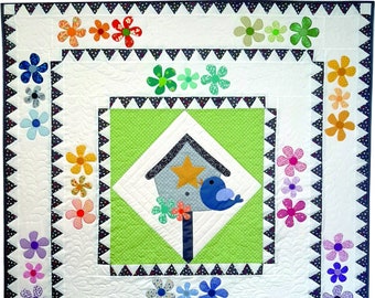 Tweet Tweet Sweet Quilt Pattern for Lap, Baby or Wall