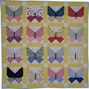 Motif de courtepointe papillon