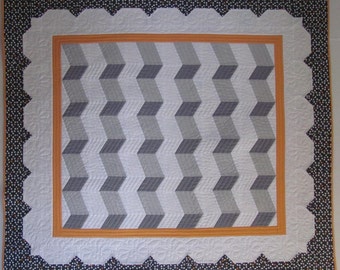 PDF Version - Making Waves - A Quilt in the New Modern Style - Easy and Adorable