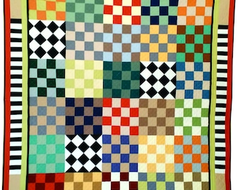 Harlequin Romance Quilt Pattern - PDF