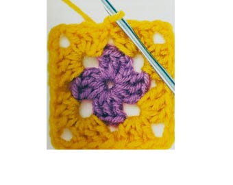 Learn How to Crochet Beautiful Granny Squares – Beginner Friendly PDF Pattern & Tutorial