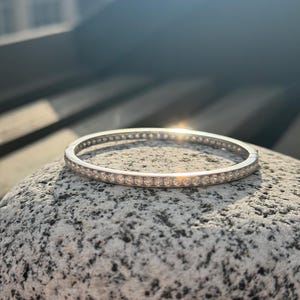 Perfect Mother’s Day Gift! 18K Gold-Plated Tennis Bracelet – Dainty Luxury with Diamond Similants