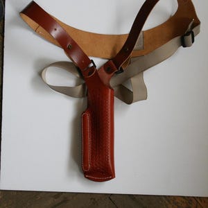 Glock Leather Vertical Shoulder Holster