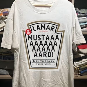 Maglietta unisex in cotone pesante, felpa con cappuccio e cappuccio Kendrick Lamar Mustard TV Off Parody