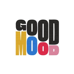 Diseño de bordado "Buen humor" - Archivo de bordado "Feliz día" - Descarga digital en 5 tamaños