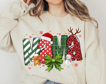 Christmas Mama Coquette PNG, Holiday Doodles (Digital Download)