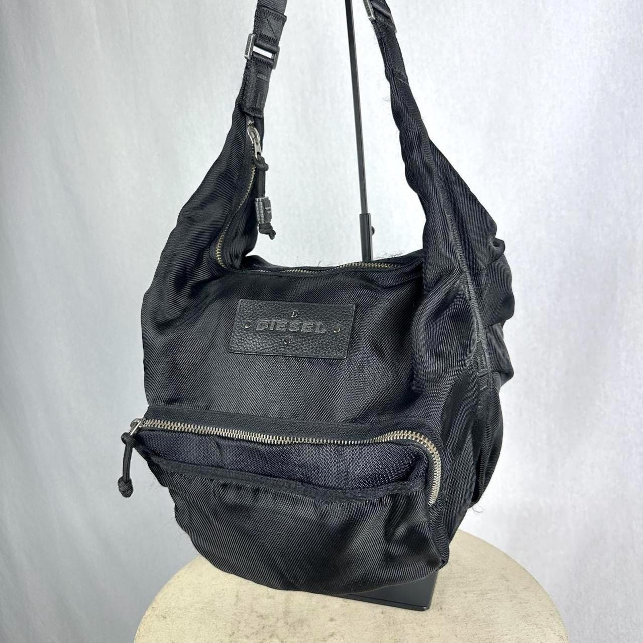 Diesel Y2k Hobo Shoulder Bag in Nylon, in Black - Etsy