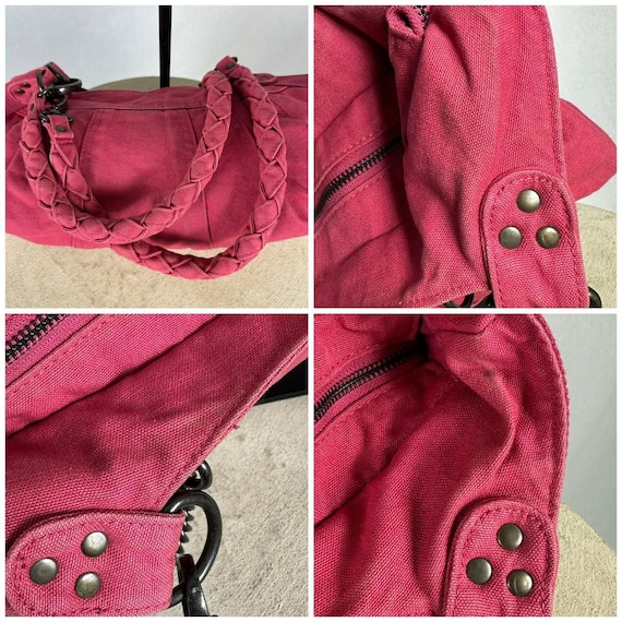 Vintage Diesel Archive Shoulder Bag, in Pink Canvas - Rare Colour