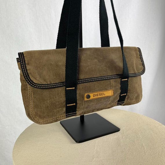 Diesel Spare Parts Corduroy Shoulder Bag - Etsy