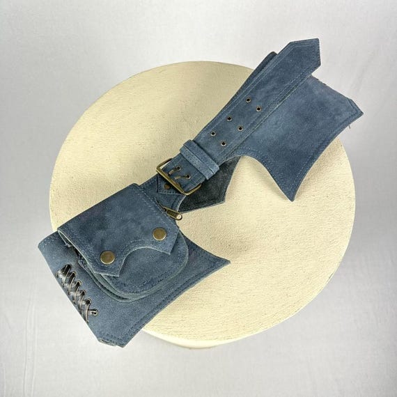 Boho utility leather multipocket belt - image 2