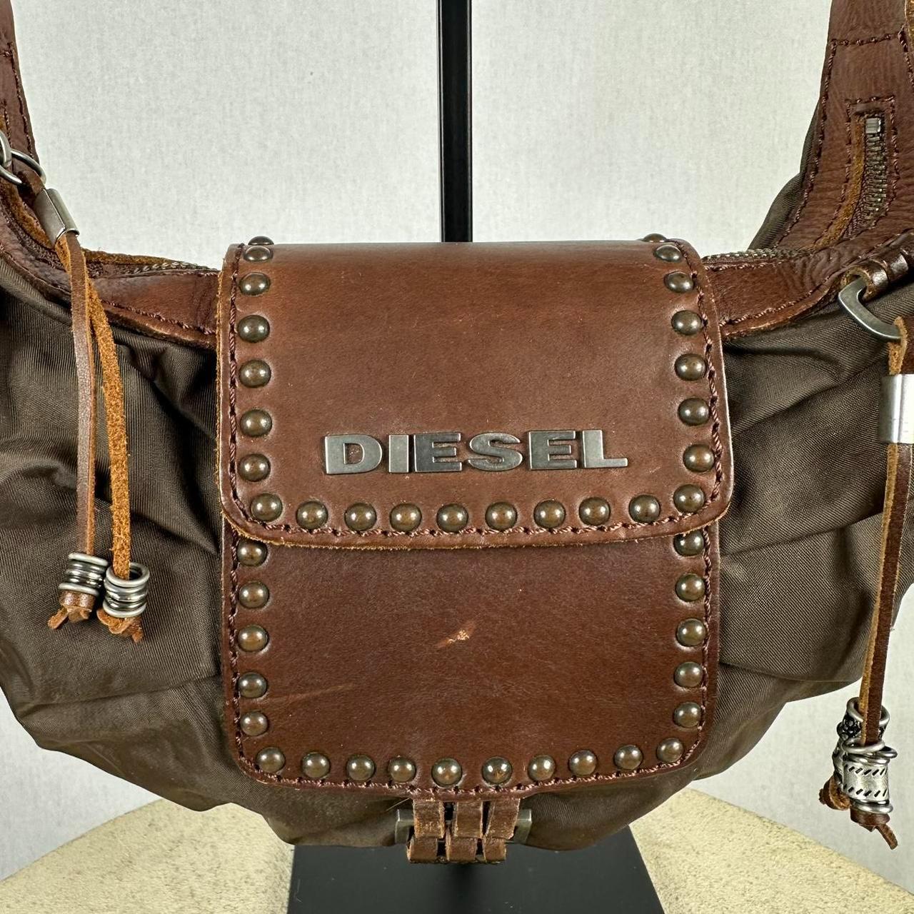 Diesel Archive Medieval Crossbody Shoulder Bag, Leather and