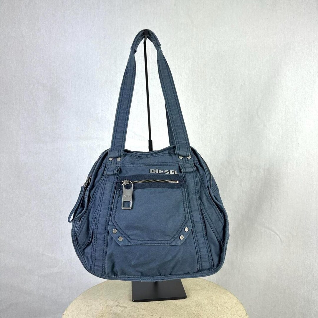 Diesel Vintage Shoulder Bag, in Canvas, Double Zipper - Etsy