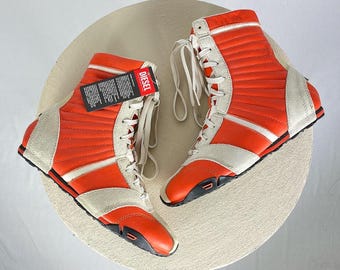 Diesel Archive wrestling / boxing boots, brand new with tag, in leather and suede