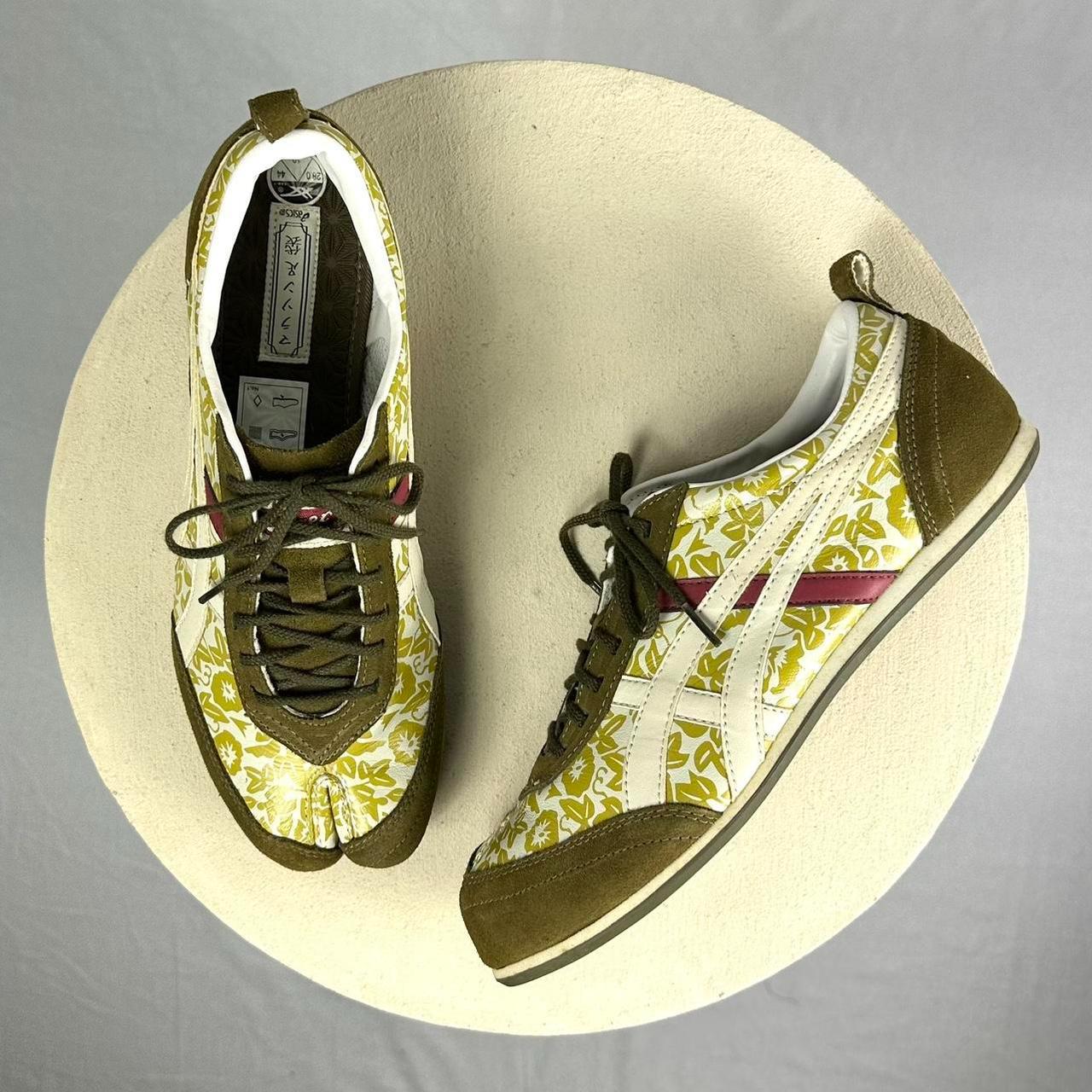 Archive Onitsuka Tiger X Asics Marathon Tabi Trainers, Floral
