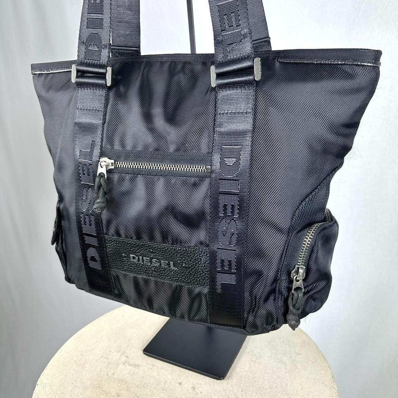 ディーゼル Y2K ショルダーバッグ（ナイロンとレザー） - Etsy 日本