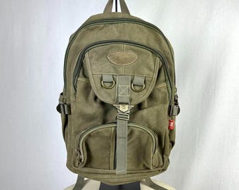 Y2K Vintage Diesel Canvas Cargo Backpack – Techwear / Gorpcore