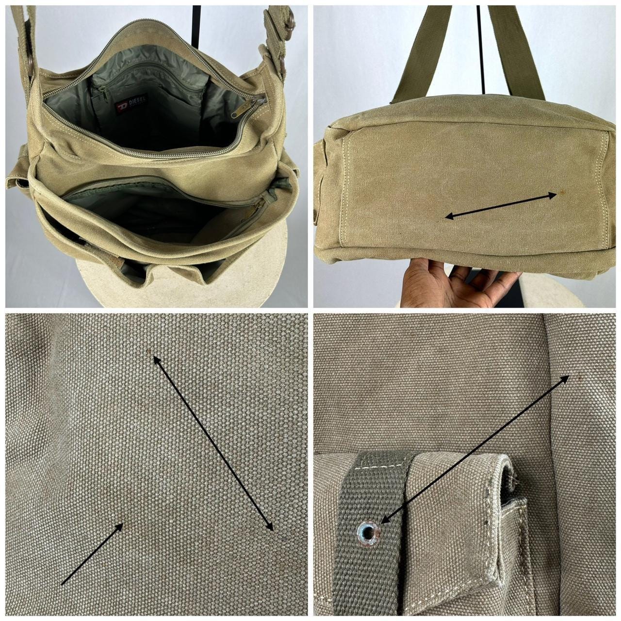 Diesel Gorpcore Multipocket Crossbody Bag in Canvas - Etsy