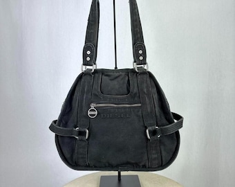 Diesel Archive Medieval Crossbody Shoulder Bag, Leather and Nylon