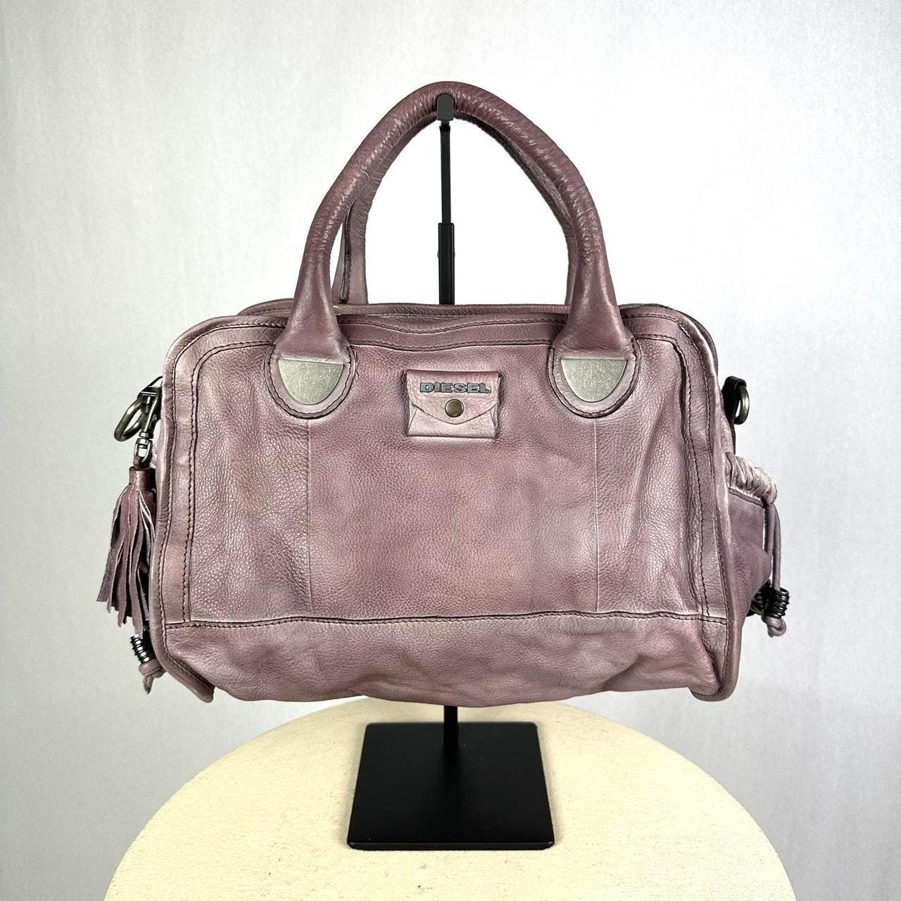 Diesel Leather Tie & Dye Handbag / Crossbody Bag, Brand New With 