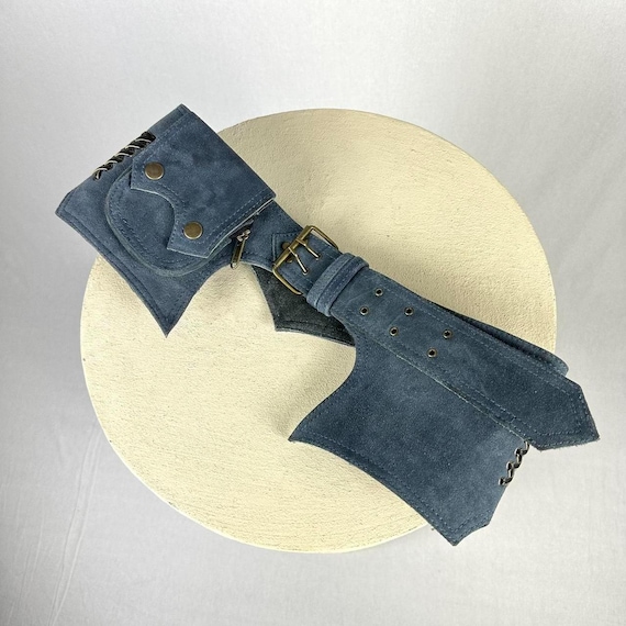 Boho utility leather multipocket belt - image 1