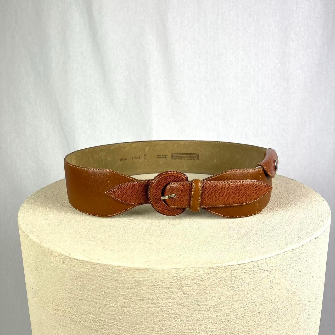 Pochette ceinture en cuir utilitaire, du designer français Alain