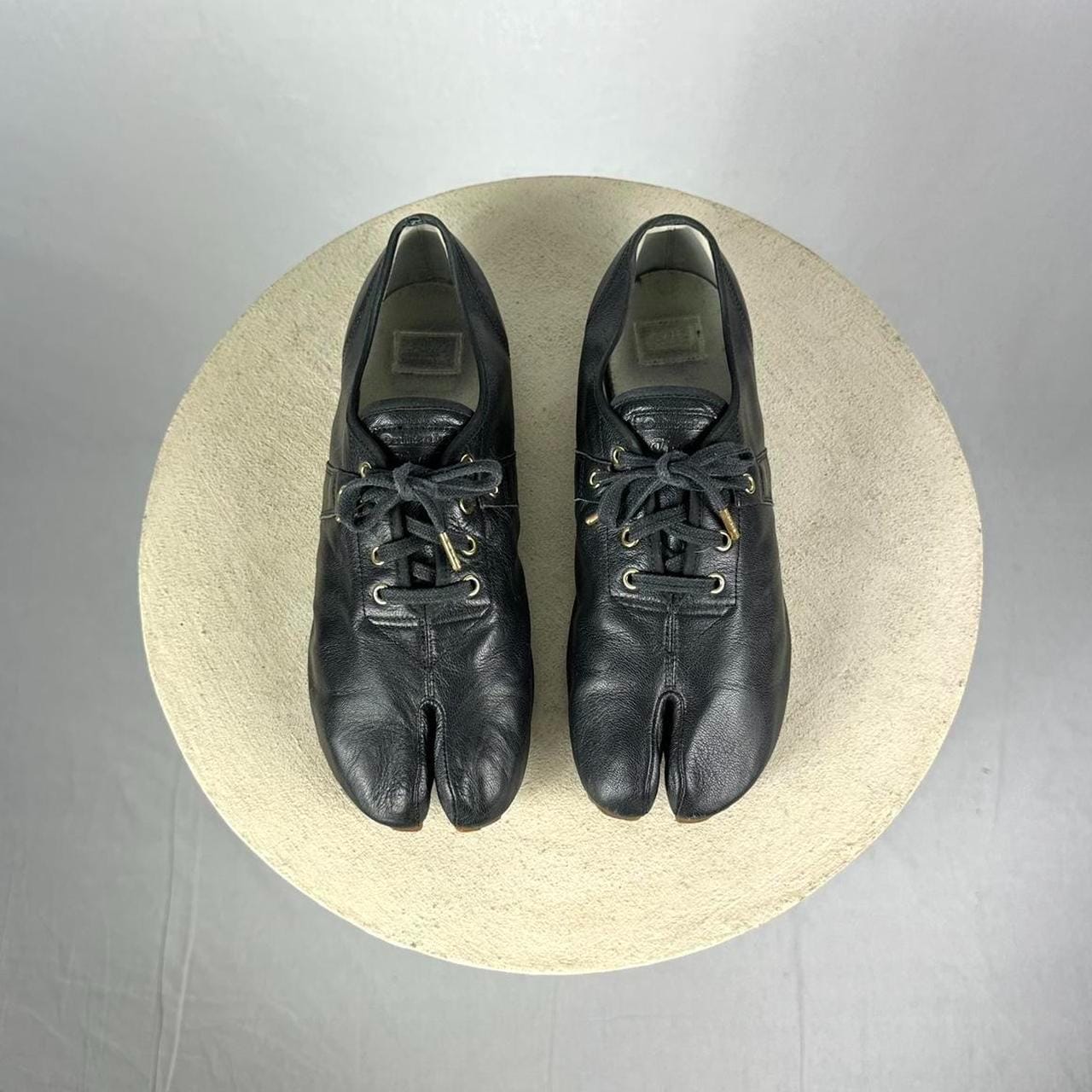 Archive Onitsuka Tiger Tabi Leather Trainers in Black - Etsy