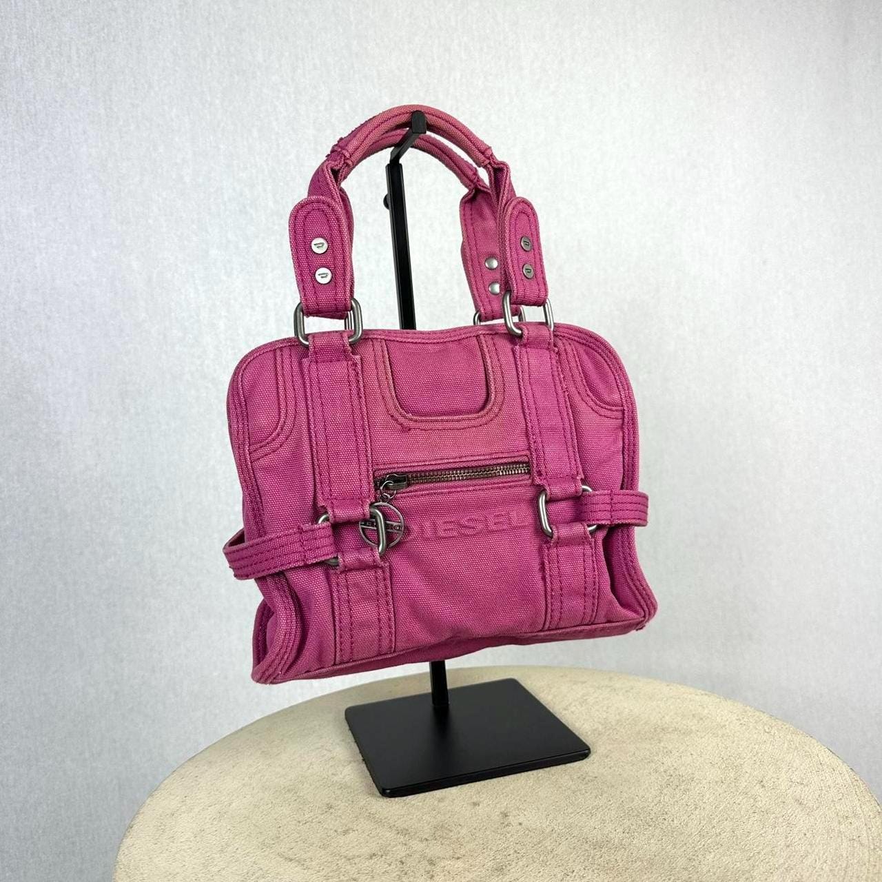 00s diesel archive leather handbag pink