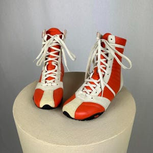 Diesel &quot; PHOEBS &quot; archive wrestling / boxing boots, brand new, in leather & suede
