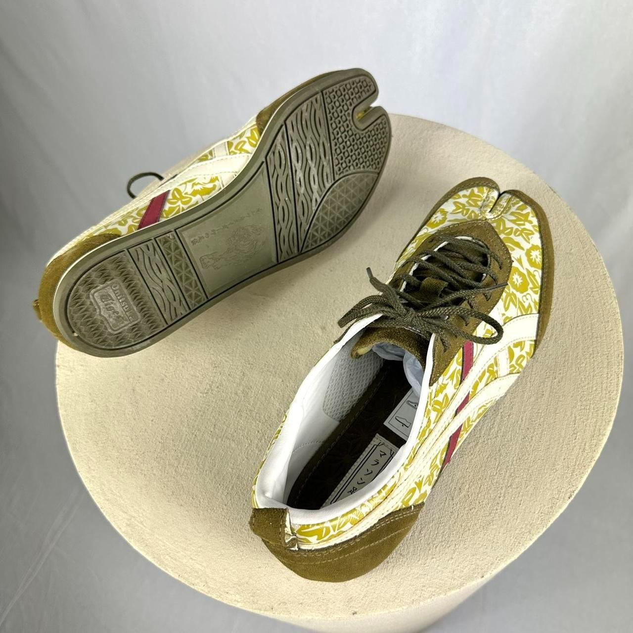 Archive Onitsuka Tiger X Asics Marathon Tabi Trainers, Floral