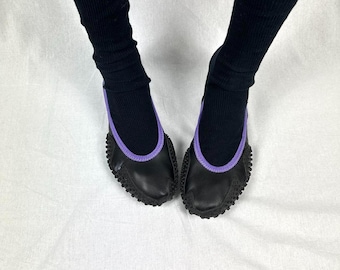 Archive Puma ballet flat, in real leather, brand new, dead stock
