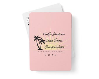 Baraja de cartas NAIDC de edición limitada del Campeonato Nacional de Danza Irlandesa 2026