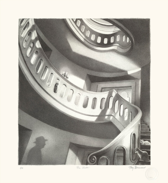 The Shadow,  Signed, limited edition of 10, Archival Ink Print Giclée