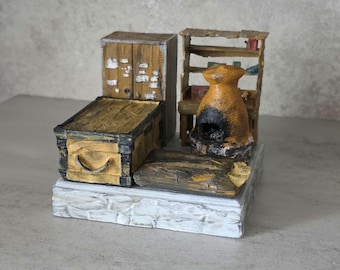 Rust "Starter pack" – Handmade Game Decor, Mini Basic crate Replica, Gaming Room Decor, Rust Fan Gift