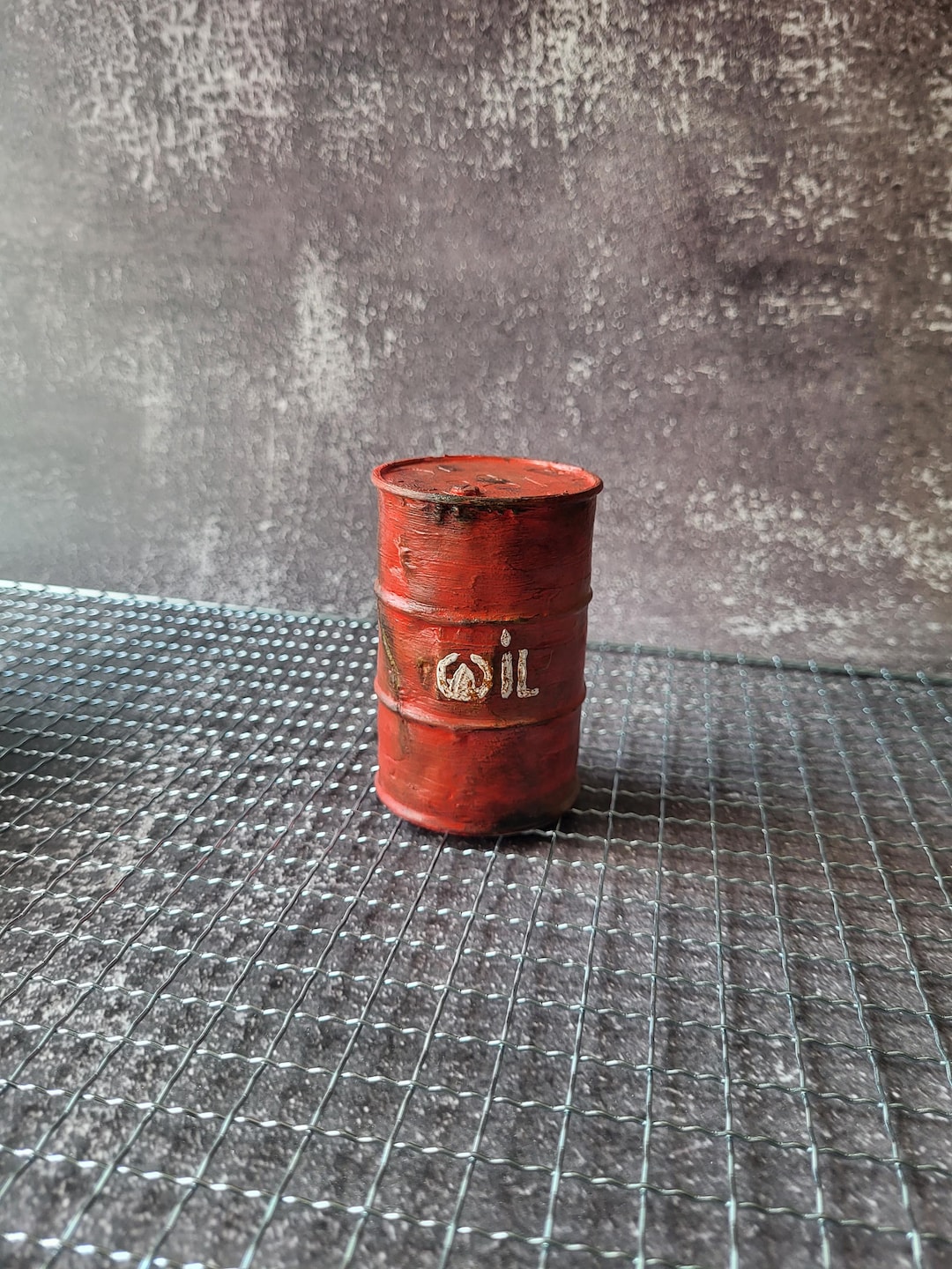 Rust Barrel Miniature – Handmade Game Decor, Mini Barrel Replica ...