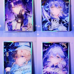 Honkai Star Rail Acrylic Shikishi Art Print Holographic