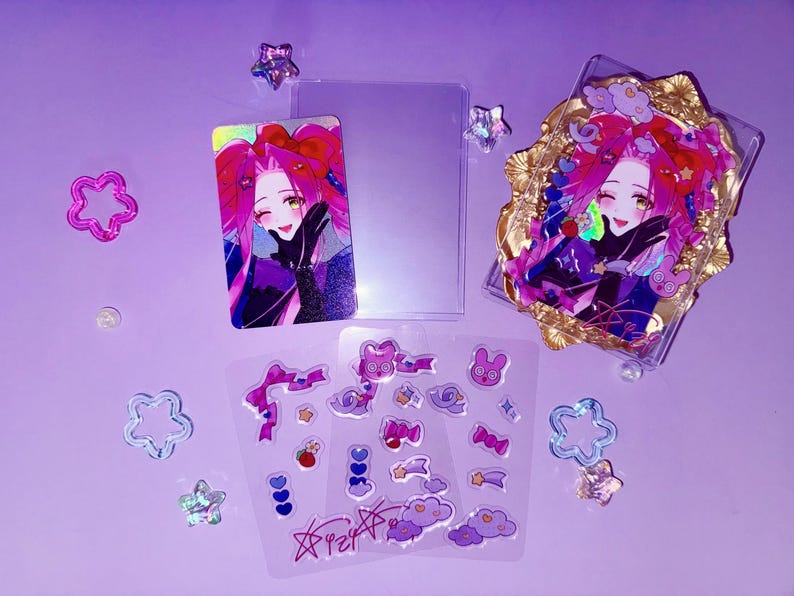 Alien Stage ALNST Photocards Mini Prints With Deco Sticker Sheet and ...