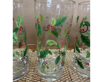 Vasos altos navideños Libbey de 16 oz, juego de 4