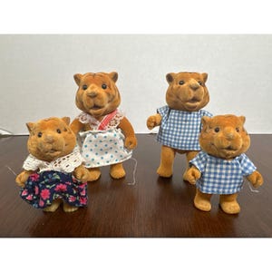 Sylvanian Forest Families Barenwald Tiger Family 1980&#39;s