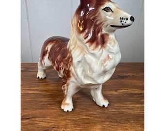ヴィンテージ タンコリーの子犬 陶器製 犬置物 日本製 コレクター向け