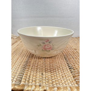 Pfaltzgraff Tea Rose 7 1/4&quot; Basket Weave Serving Bowl